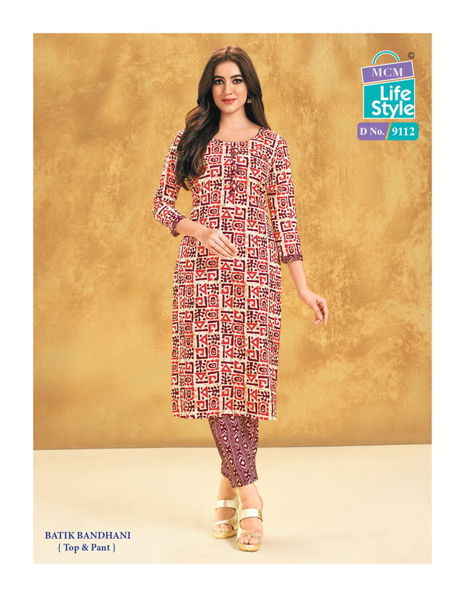 Priyatama Bandhej Vol 1 By Mcm Printed Cotton Kurti With Bottom Wholesale Price In Surat